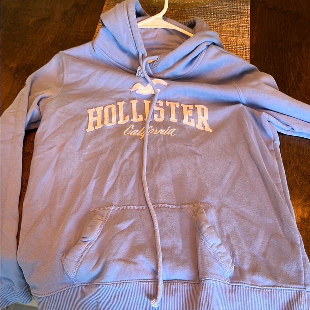 Hollister Light Blue Sweatshirt
